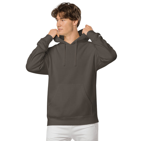 Men’s Solid Color Fleece Hoodies: Warms hoodies, Breathable Pullovers pigment-dyed hoodie