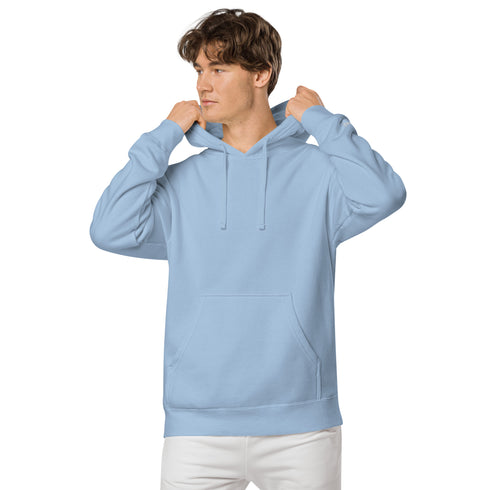Men’s Solid Color Fleece Hoodies: Warms hoodies, Breathable Pullovers pigment-dyed hoodie