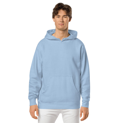 Men’s Solid Color Fleece Hoodies: Warms hoodies, Breathable Pullovers pigment-dyed hoodie