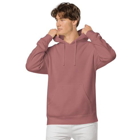 Men’s Solid Color Fleece Hoodies: Warms hoodies, Breathable Pullovers pigment-dyed hoodie