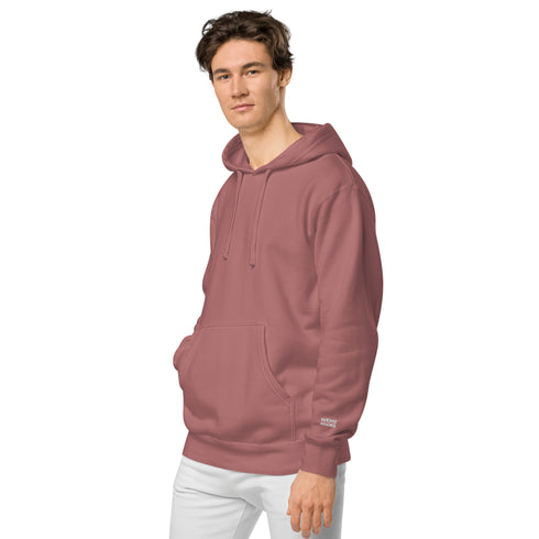 Men’s Solid Color Fleece Hoodies: Warms hoodies, Breathable Pullovers pigment-dyed hoodie