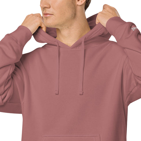 Men’s Solid Color Fleece Hoodies: Warms hoodies, Breathable Pullovers pigment-dyed hoodie