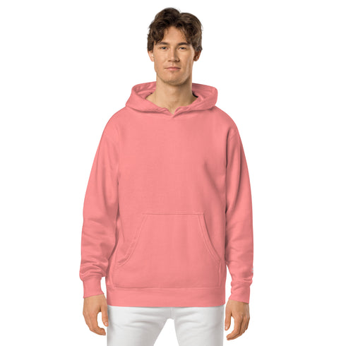 Men’s Solid Color Fleece Hoodies: Warms hoodies, Breathable Pullovers pigment-dyed hoodie