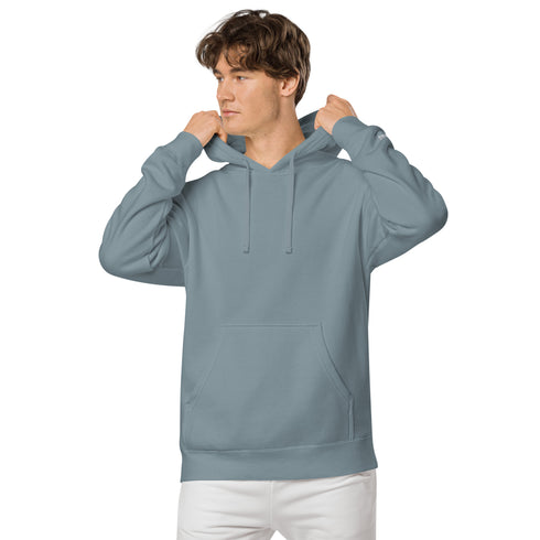Men’s Solid Color Fleece Hoodies: Warms hoodies, Breathable Pullovers pigment-dyed hoodie