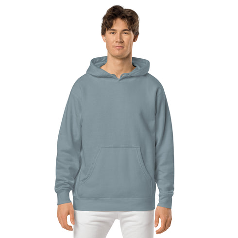 Men’s Solid Color Fleece Hoodies: Warms hoodies, Breathable Pullovers pigment-dyed hoodie