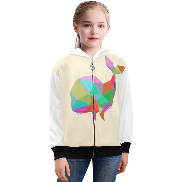 Kid's hoodies Big Girls' Zip Up Hoodie