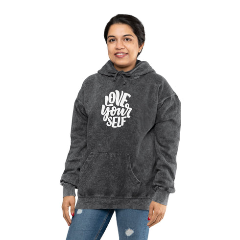 Women hoodies Cozy Vibes: Relaxed Fit Mineral Wash Hoodie for Women