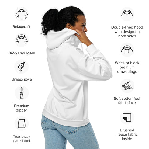 Women hoodies Comfy & Stylish: Unisex Zip-Up Hoodie for Everyone Zip Hoodie