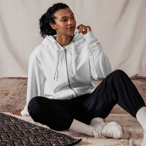 Women hoodies Comfy & Stylish: Unisex Zip-Up Hoodie for Everyone Zip Hoodie