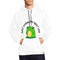 Just living my best life Men's All Over Print Hoodie (USA Size)