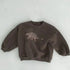 Children’s Comfortable Sweatshirt: Autumn-Themed, Fleece-Lined Dinosaur Hoodies for Kids - Warms Hoodies