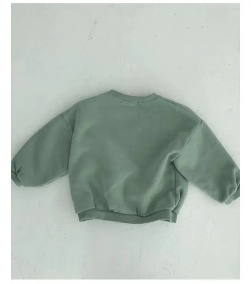 Children’s Comfortable Sweatshirt: Autumn-Themed, Fleece-Lined Dinosaur Hoodies for Kids - Warms Hoodies