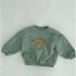 Children’s Comfortable Sweatshirt: Autumn-Themed, Fleece-Lined Dinosaur Hoodies for Kids - Warms Hoodies