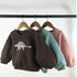 Children’s Comfortable Sweatshirt: Autumn-Themed, Fleece-Lined Dinosaur Hoodies for Kids - Warms Hoodies