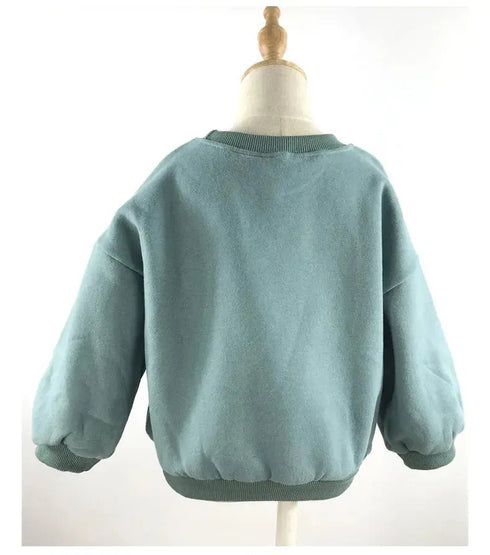 Children’s Comfortable Sweatshirt: Autumn-Themed, Fleece-Lined Dinosaur Hoodies for Kids - Warms Hoodies