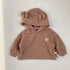 Cotton Embroidered Hoodies for Toddlers - Bear-Themed Sweatshirt for Kids - Warms Hoodies