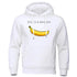 Dolce & Banana Cute Printed Men Hoodie Loose Casual Warm Fleece Hoodies Personality Street Hip Hop Sweatshirt - Warms Hoodies