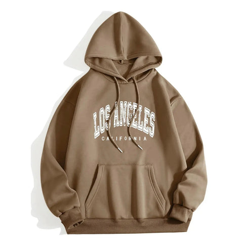 Harajuku Style Letter Hoodie Fashionable Women’s Pullover Top - Warms Hoodies