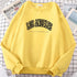 Los Angeles California Streetwear: Women’s Loose Oversized Sweatshirt, Soft Letter Print Hoodie with Personality - Warms Hoodies