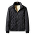 Men's Autumn-Winter Jacket - Lambswool-Lined, Thick Fleece, Waterproof, Casual Loose Grey Coat - Warms Hoodies
