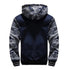 Men’s Premium Camouflage Winter Jacket - Thick Fleece-Lined Long Sleeve Coat with Hood - Casual Streetwear - Warms Hoodies