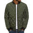 Men's Solid Color Cotton-Padded Jacket - Thick, Winter-Warm, Casual Style - Warms Hoodies