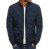 Men's Solid Color Cotton-Padded Jacket - Thick, Winter-Warm, Casual Style - Warms Hoodies