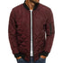 Men's Solid Color Cotton-Padded Jacket - Thick, Winter-Warm, Casual Style - Warms Hoodies