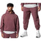Men's Thick Cotton Training Sets Hoodie Casual Sports Pullover Hooded 2-piece Top with Pants Sweatshirts - Warms Hoodies