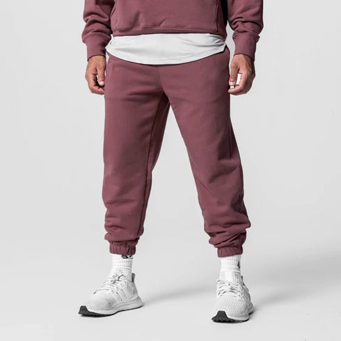 Men's Thick Cotton Training Sets Hoodie Casual Sports Pullover Hooded 2-piece Top with Pants Sweatshirts - Warms Hoodies