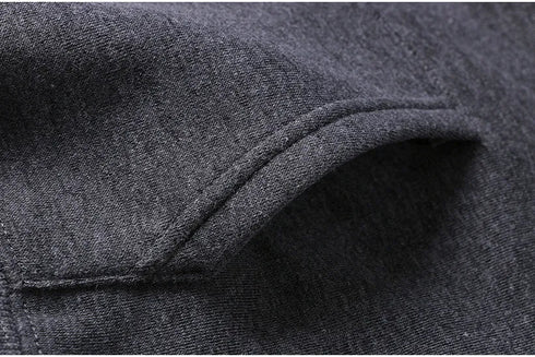 Men’s Two-Piece Solid Color Hoodie and Pants Set - Premium Casual Sportswear Tracksuit - Warms Hoodies