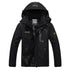 Men's Winter Parka - Windproof, Thick Warm Fleece, Fur Collar, Military-Style Anorak Jacket - Warms Hoodies