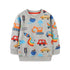 Newly Launched Jumping Meters Kids’ Hoodies: Premium Cotton Sweatshirts with Dinosaur Prints - Warms Hoodies