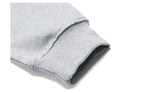 Premium Autumn Hoodies for Men: High-Quality, Thick 360g Fabric, Solid Basic Sweatshirts with Jogger - Warms Hoodies