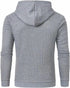 Premium Men’s Fleece Hoodies - Jacquard Pullover Sweatshirts for Men - High-Quality Male Hooded Sweatshirts - Warms Hoodies