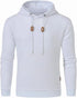 Premium Men’s Fleece Hoodies - Jacquard Pullover Sweatshirts for Men - High-Quality Male Hooded Sweatshirts - Warms Hoodies