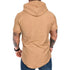 Premium Men’s Short-Sleeve Hoodies: Casual Solid Color Sweatshirts for the Modern Man - Warms Hoodies