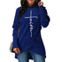 Premium Women’s Faith Inspired Hoodie: Long-Sleeved Pullover Sweatshirt - Warms Hoodies