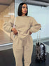 Premium Women’s Two-Piece Lounge Set: Oversized Hoodie and Matching Sweatpants - Comfortable and Stylish - Warms Hoodies