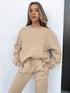 Premium Women’s Two-Piece Lounge Set: Oversized Hoodie and Matching Sweatpants - Comfortable and Stylish - Warms Hoodies