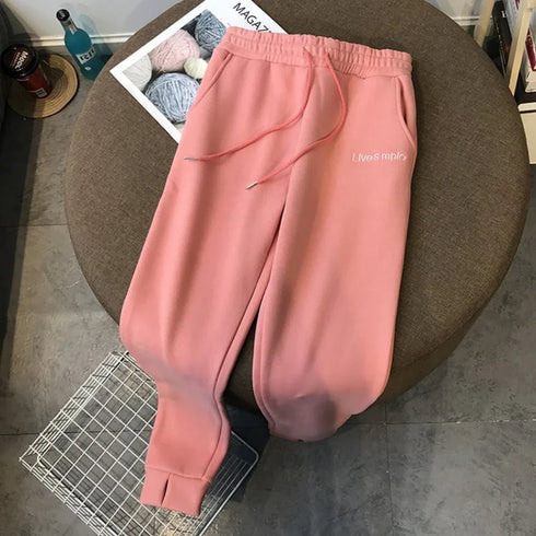 Premium Women’s Winter Tracksuit Set: Hooded Sweatshirt and Drawstring Pants with Pockets - Warms Hoodies