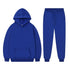 Solid Color, Long-Sleeved Hoodie and Sweatpants - Casual Two-Piece Set for Men and Women - Warms Hoodies