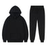 Solid Color, Long-Sleeved Hoodie and Sweatpants - Casual Two-Piece Set for Men and Women - Warms Hoodies