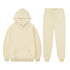 Solid Color, Long-Sleeved Hoodie and Sweatpants - Casual Two-Piece Set for Men and Women - Warms Hoodies