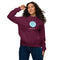 Women Hoodies Sustainable Style & Comfort: Peace Eco Raglan Hoodie