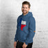 Men hoodie Texas Flag Fleece Hoodie: Stay Warm and Show Your Texas Spirit