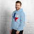 Men hoodie Texas Flag Fleece Hoodie: Stay Warm and Show Your Texas Spirit