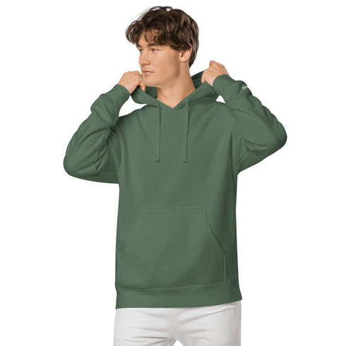 Men’s Solid Color Fleece Hoodies: Warms hoodies, Breathable Pullovers pigment-dyed hoodie