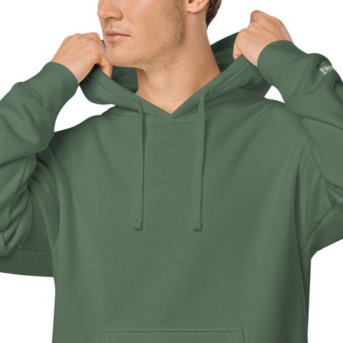 Men’s Solid Color Fleece Hoodies: Warms hoodies, Breathable Pullovers pigment-dyed hoodie