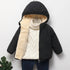 Winter Coats - Thick, Warm Plush Jackets with Fur Hood for Boys and Girls, Toddler Snowsuit Outerwear - Warms Hoodies